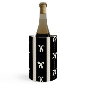 marufemia Coquette bows black and white Wine Chiller - 1 of 2