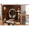 Dolonm Rustic Brown TV Stand Entertainment Center with Storage Cabinets & Open Layer - 4 of 4