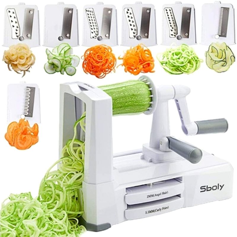 Lexi Home 7-in-1 Multi-Functional Vegetable Spiralizer, 1 of 4