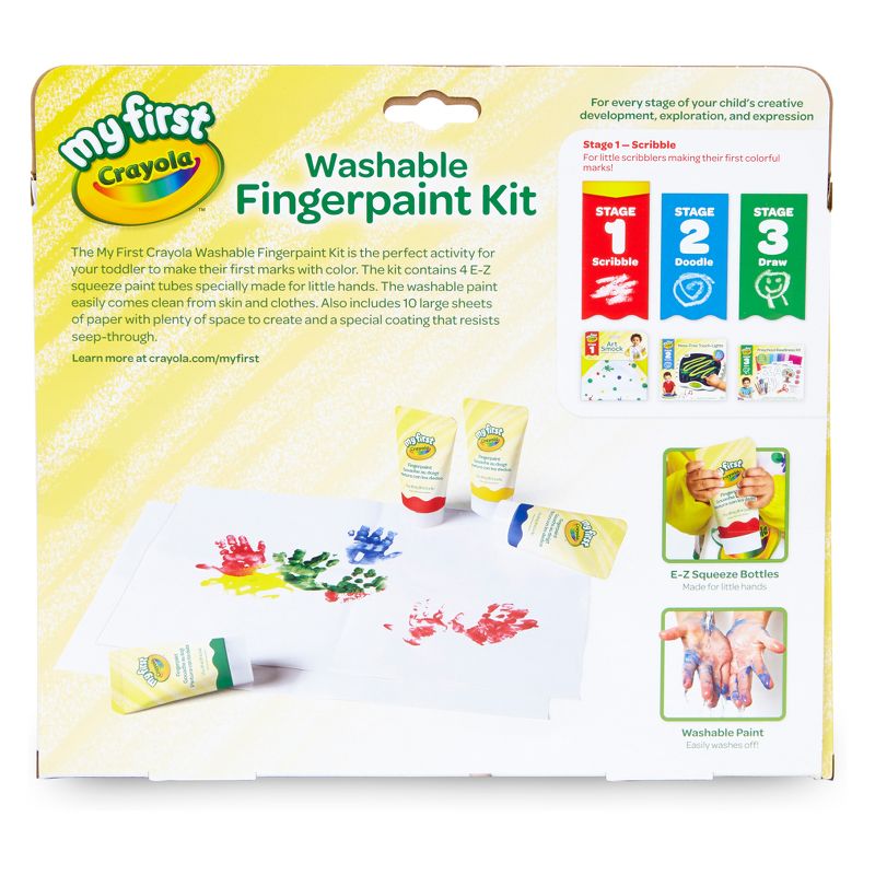 Crayola Stage 1 Washable Fingerpaint Kit, 5 of 9