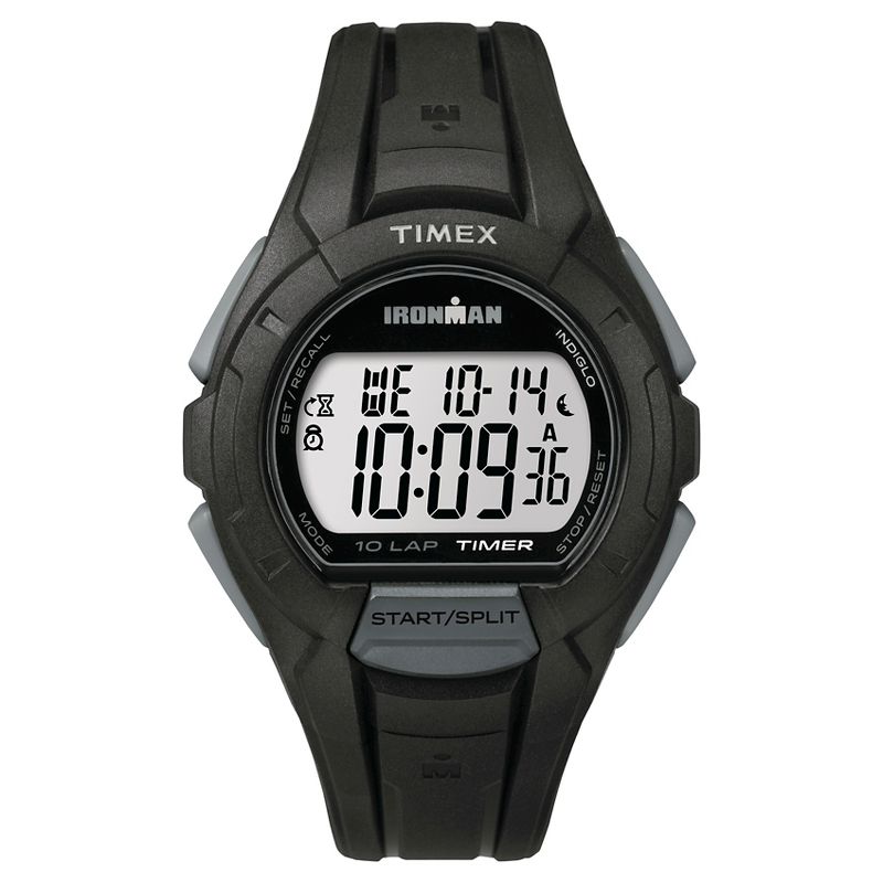 Men&#39;s Timex Ironman Essential 10 Lap Digital Watch - Black/Gray TW5K940009J, 1 of 4