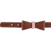 PoisePup – Luxury Pet Dog Bow Tie – Soft Premium Leather Bowtie for Small and Large Dogs - Bella Rose - 3 of 3