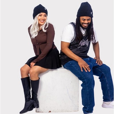 Perfectly Satined Basic Black Satin Lined Beanie