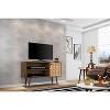 Sapphtopaz 42.5" Rustic TV Stand for TVs Up to 50" with Open Shelf&Storage Cabinet Console Table with Ring Handle TV Stand for Living Room - 4 of 4