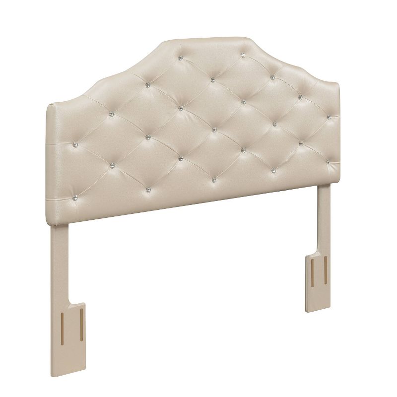 Dawson Upholstered Queen Headboard Pearl White - Steve Silver Co., 3 of 14
