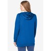 Woman Within Plus Size Zip Front Tunic Hoodie Jacket - 3 of 4