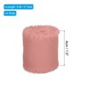 Unique Bargains DIY Crafts Party Gift Wrapping Fringe Chiffon Silk Ribbon 4 Rolls - 2 of 4