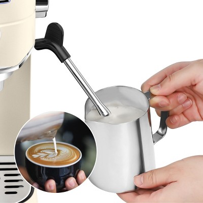 Casabrews Yellow 20-Bar Espresso Machine with Steam Wand