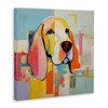 Stupell Industries Abstract Dog Portrait, 17" x 17" - 3 of 4