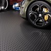 APRILSOUL Diamond Plate Black PVC Garage Flooring Rolls - 3 of 4