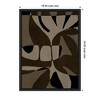 Kate and Laurel Contour 2 Framed Canvas Wall Art by Shatha Al Dafai 18 x 24 Sylvie Black, Modern, Abstract Art for Wall Decor, Living Room, Bedroom - 4 of 4