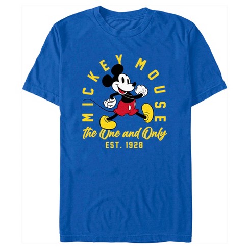 Men's Mickey & Friends One And Only 1928 T-shirt - Royal Blue - 2x ...