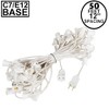 Novelty Lights 25 Feet C7/E12 Candelabra Base Christmas Stringer, Vintage Holiday Hanging Light String, 12" Spacing, SPT-1 20 Gauge Wire - 4 of 4