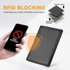 Generic Bifold Slim Men Wallet Genuine Leather Thin, Fit 7-9 Cards, Several Cash (Fold Once) - 2 of 4