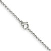 Black Bow Jewelry 2mm Stainless Steel Antiqued Ball Chain Necklace - 4 of 4