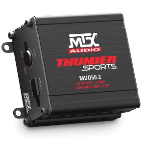 MTX Audio MUD50.2 Thunder Sports 50W x 2 @ 2Ω Full Range Class D Marine Grade Amplifier - 1 of 2