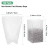 Unique Bargains Non-Woven Fabric Durable Multipurpose Plant Nursery Bags White - 2 of 3