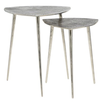 2pk Aluminum Patio Accent Table - Olivia & May