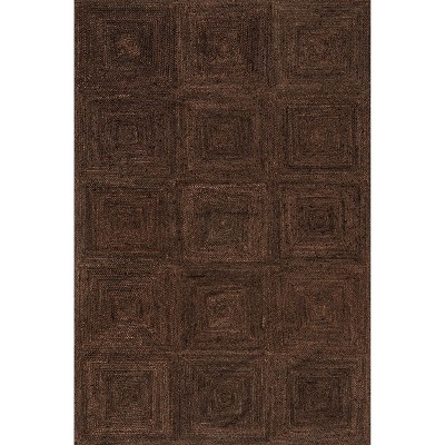 Nuloom Juniper Tiled Jute Area Rug