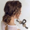 Unique Bargains Women's Fashion Gradient Color Bow Hair Clips 5.12"x2.36"x2.17" 1 Pc - 2 of 3