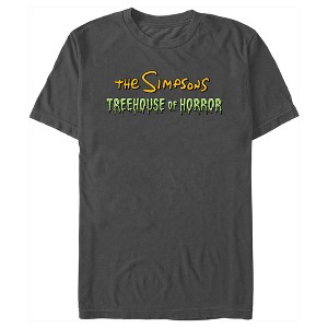 Men's The Simpsons Treehouse of Horror Logo T-Shirt - 1 of 4