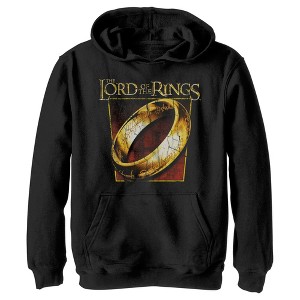 Boy's Lord of the Rings Fellowship of the Ring Close-Up Ring Pull Over Hoodie - 1 of 4