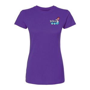 Women's - Dr. Seuss - Why Fit In Fitted Graphic T-Shirt - 1 of 2