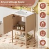Mshliw 20" French Style Bathroom Vanity with Ceramic Sink, Freestanding Single Vanity with Soft-Close Door for Modern Bathroom - 3 of 4