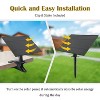 50 Feet Outdoor Solar String Light with 15 LED Edison Bulbs Remote Control - 4 of 4