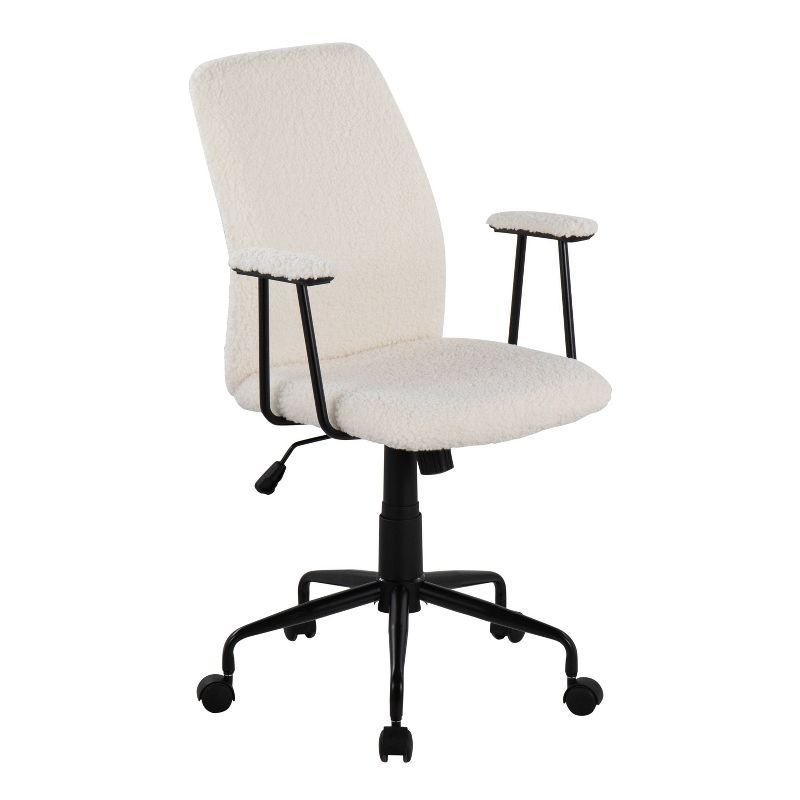 Fredrick Office Chair Black/White - LumiSource, 1 of 10