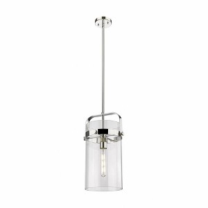 Pilaster - 1 Light Stem Hung Pendant In Industrial Style-17.13 Inches Tall and 9.38 Inches Wide - 1 of 1