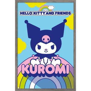 Trends International Hello Kitty and Friends - Kuromi Framed Wall Poster Prints - 1 of 4