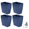 Small Rectangular Bathroom Trash Cans - Set of 4 - Made in USA - 2 of 4
