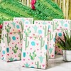 Blue Panda Fiesta Party Supplies, Cactus Goodie Bags (Pink, 24 Pack) - 2 of 4