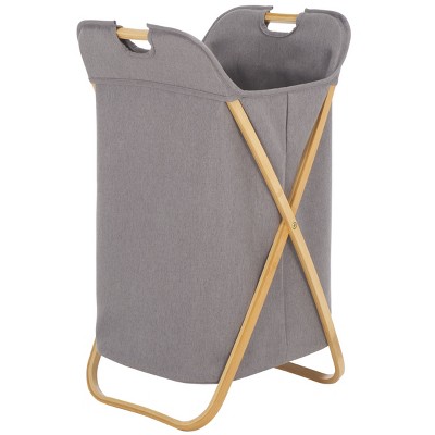 Quinne Laundry Basket - Natural/Grey - Safavieh