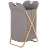 Quinne Laundry Basket - Natural/Grey - Safavieh - image 3 of 4