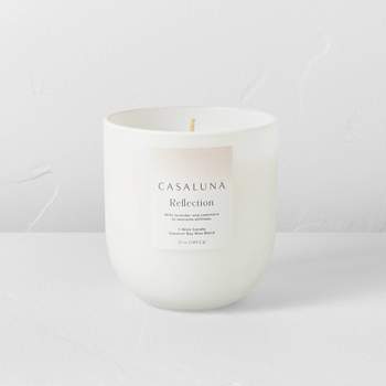 Reflection Core Frosted Glass Wellness Jar Candle White - Casaluna™