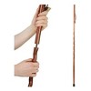 Brazos Twisted Traveler's Stick Red Oak Wood Walking Stick 55 Inch Height - 3 of 4