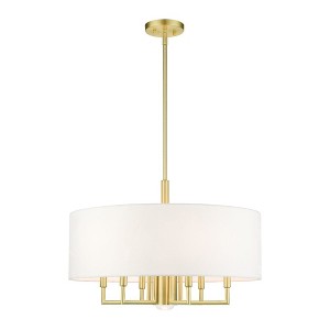 Livex Lighting Meridian 7 - Light Pendant in  Satin Brass - 1 of 1