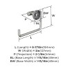 Amerock Arrondi Wall Mounted Towel Ring - 4 of 4