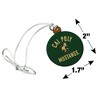 Cal Poly Mustangs Logo Mini Small Tiny Wood Christmas Tree Holiday Ornament - 4 of 4