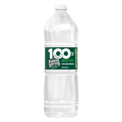 Poland Spring Maine Spring Water - 15 Pack/1L, Plastic Bottles