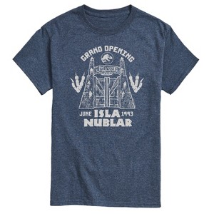 Men's - Jurassic Park - Isla Nublar Grand Opening Short Sleeve Graphic T-Shirt - 1 of 4