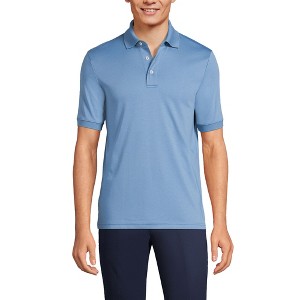 Lands' End Men's Short Sleeve Cotton Supima Polo Shirt - 1 of 4