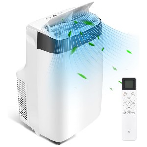 Garvee 10000 BTU Portable Air Conditioner with Remote & Window Kit, Cooling for Room up to 450 Sq. ft, White - 1 of 4