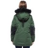 Rokka&Rolla Women's Winter Coat with Faux Fur Hood Parka Jacket - 4 of 4