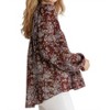 Women's Embroidered Velvet Yoke Floral Blouse - umgee - 2 of 4