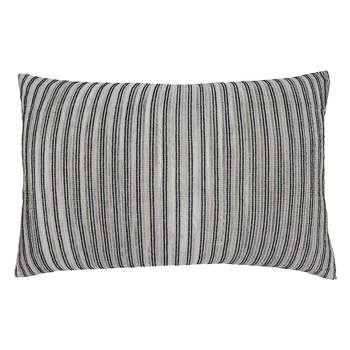 16"x24" Oversized Corded Line Poly Filled Lumbar Throw Pillow - Saro Lifestyle