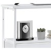 Vynxaria Stylish Tall Fabric Storage Dresser with Wooden Top, 5 Drawers, Durable Steel Frame, for Kid Room, Nursery, Entryway
,White - 3 of 4