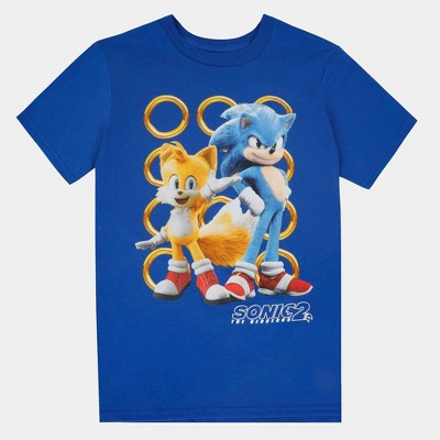 Boys' Sonic the Hedgehog Short Sleeve - Blue